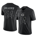 C.Bears #54 Brian Urlacher Player Black REFLECTIVE Limited Game Edoa Stitched Jerseys