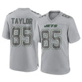 NY.Jets #85 Mason Taylor Player Gray Limited Atmosphere Fashion Home Game Edoa Stitched Jerseys