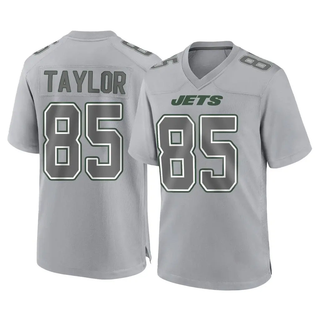 NY.Jets #85 Mason Taylor Player Gray Limited Atmosphere Fashion Home Game Edoa Stitched Jerseys
