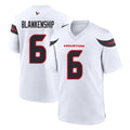 H.Texans #6 Reed Blankenship Player White Home Game Edoa Stitched Jerseys