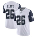 D.Cowboys #26 DaRon Bland Player White-Navy Limited Color Rush Vapor Untouchable Home Game Edoa Stitched Jerseys