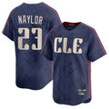 C.Guardians #23 Bo Naylor Player Navy City Connect Limited Home Edoa Stitched Jerseys