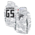 A.Falcons #65 Matthew Bergeron Player Camo Arctic Salute to Service Hoodies Limited Edoa Stitched Jerseys