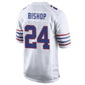 B.Bills #24 Cole Bishop Player White Alternate Limited Home Game Edoa Stitched Jerseys