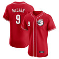 C.Reds #9 Matt McLain Player Red Limited Elite Home Game Edoa Stitched Jerseys