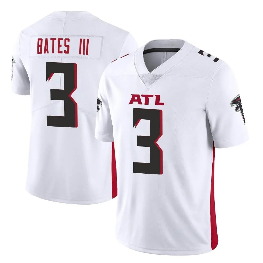 A.Falcons #3 Jessie Bates III Player White Vapor Untouchable Limited Home Game Edoa Stitched Jerseys