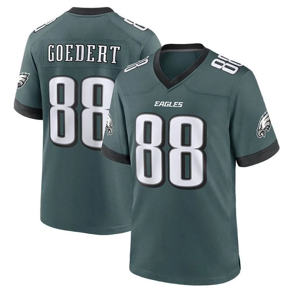 P.Eagles #88 Dallas Goedert Player Green Home Game Edoa Stitched Jerseys