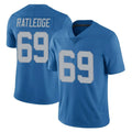 D.Lions #69 Tate Ratledge Player Blue Limited Throwback Vapor Untouchable Edoa Stitched Jerseys