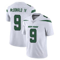 NY.Jets #9 Will McDonald IV Player White Spotlight Limited Vapor Home Game Edoa Stitched Jerseys