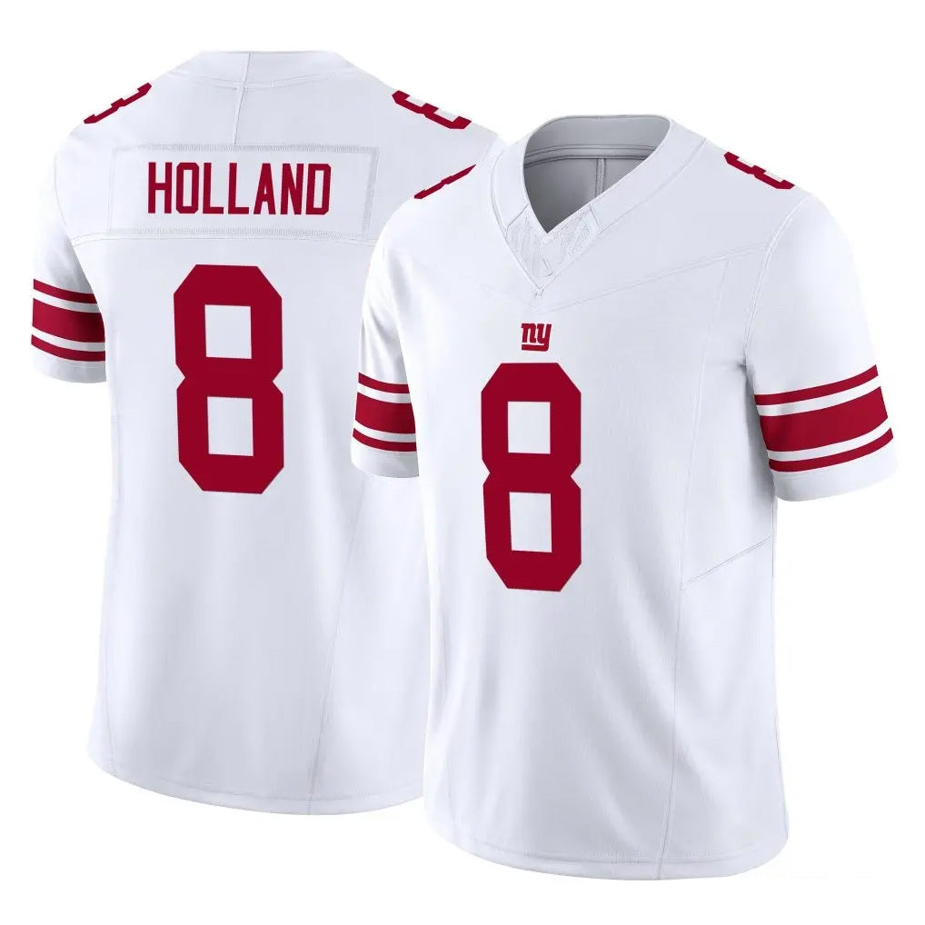 NY.Giants #8 Jevon Holland Player White Limited Vapor F.U.S.E. Home Game Edoa Stitched Jerseys