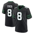 NY.Jets #8 Andre Cisco Player Black Legacy Home Game Edoa Stitched Jerseys