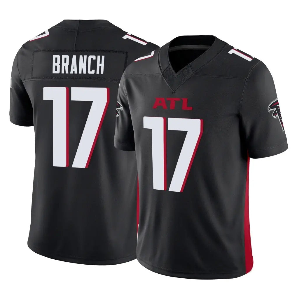 A.Falcons #17 Zachariah Branch Player Black Alternate Vapor F.U.S.E. Limited Edoa Stitched Jerseys
