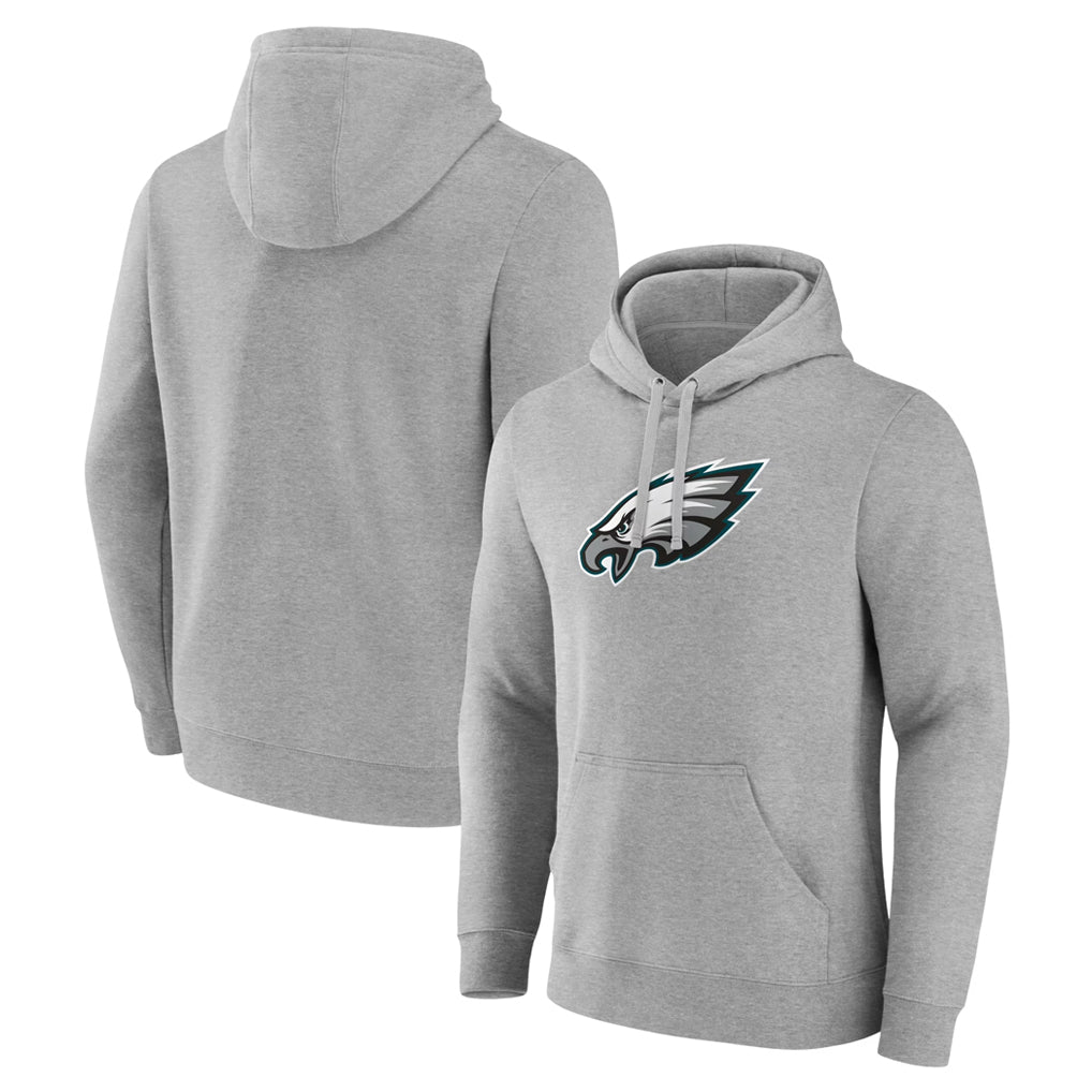 P.Eagles ## Eagles Blank Player Gray LOGO Pullover Hoodies Home Game Edoa Stitched Jerseys
