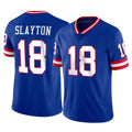 NY.Giants #18 Darius Slayton Player Royal Classic Vapor Home Game Edoa Stitched Jerseys