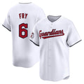 C.Guardians #6 David Fry Player White Limited Home Edoa Stitched Jerseys
