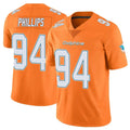 M.Dolphins #94 Jordan Phillips Player Orange Limited Home Game Edoa Stitched Jerseys
