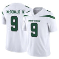 NY.Jets #9 Will McDonald IV Player White Limited Vapor F.U.S.E. Home Game Edoa Stitched Jerseys
