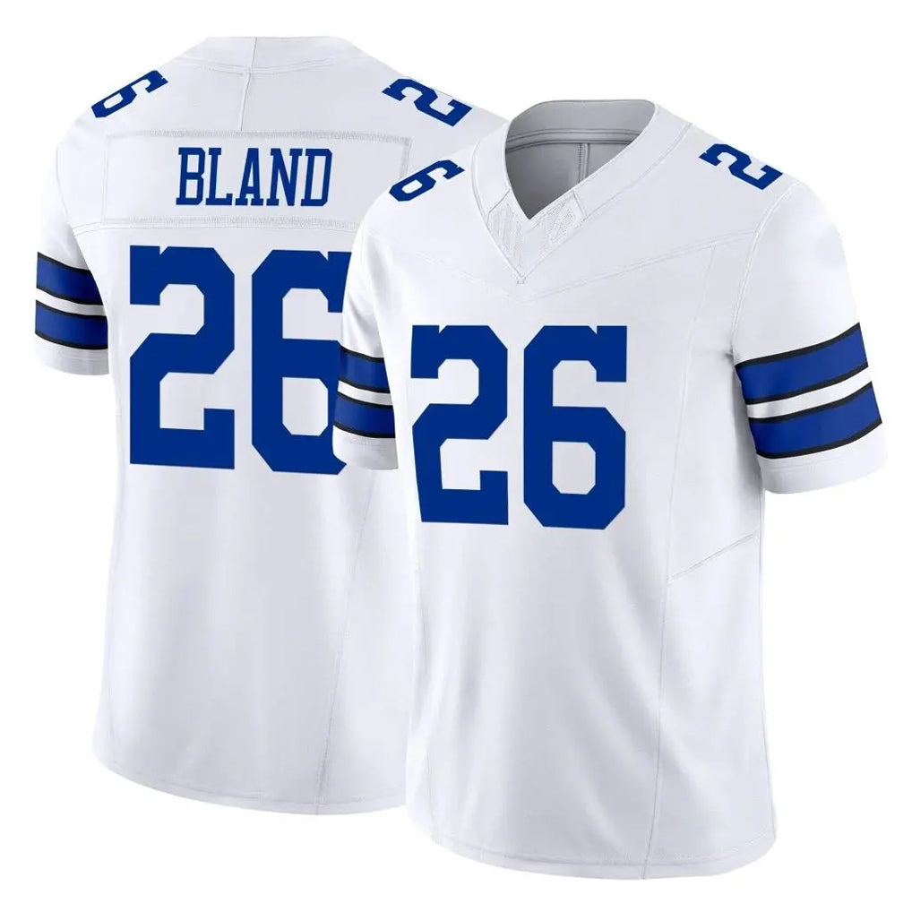 D.Cowboys #26 DaRon Bland Player White Limited Vapor F.U.S.E. Home Game Edoa Stitched Jerseys