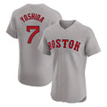 B.Red Sox #7 Masataka Yoshida Player Gray Road Limited Elite Home Game Edoa Stitched Jerseys