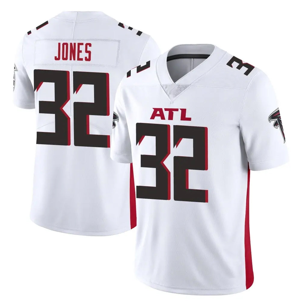 A.Falcons #32 Cash Jones Player White Vapor Untouchable Limited Home Game Edoa Stitched Jerseys