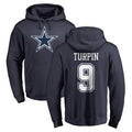 D.Cowboys #9 KaVontae Turpin Player Navy Pullover Hoodies Limited Edoa Stitched Jerseys