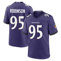 B.Ravens #95 Tavius Robinson Player Purple Limited Home Game Edoa Stitched Jerseys