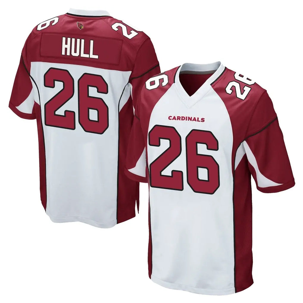 A.Cardinals #26 Evan Hull Player White Cardinal Home Game Edoa Stitched Jerseys