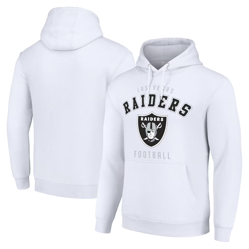 LV.Raiders ## Raiders Blank Player White LOGO Pullover Hoodies Home Game Edoa Stitched Jerseys