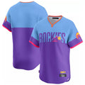 C.Rockies ## Rockies Blank Player Purple-Light Blue City Connect Limited Home T-shirt Edoa Stitched Jerseys