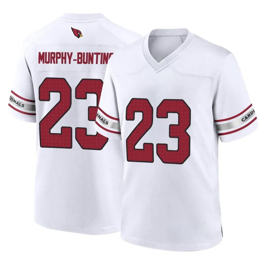 A.Cardinals #23 Sean Murphy-Bunting Player White Home Game Edoa Stitched Jerseys