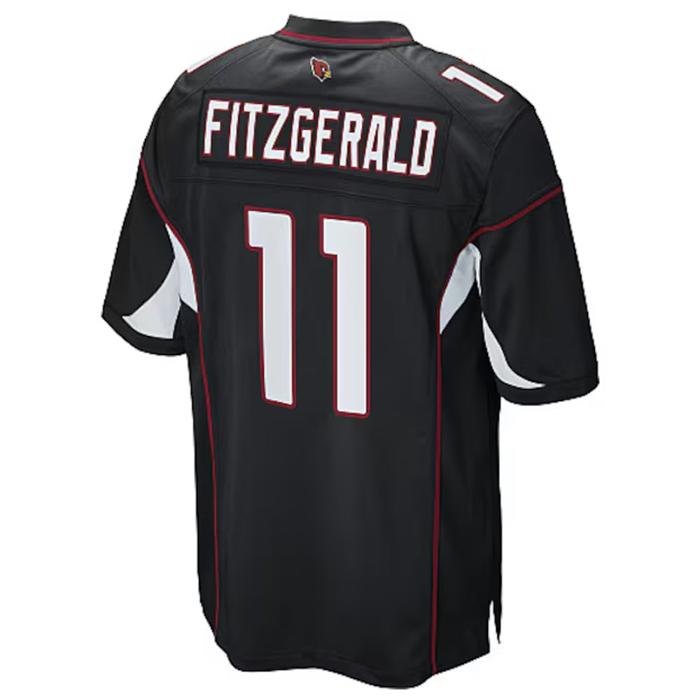 A.Cardinals #11 Larry Fitzgerald Player Black Game Edoa Stitched Jerseys