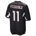 A.Cardinals #11 Larry Fitzgerald Player Black Game Edoa Stitched Jerseys