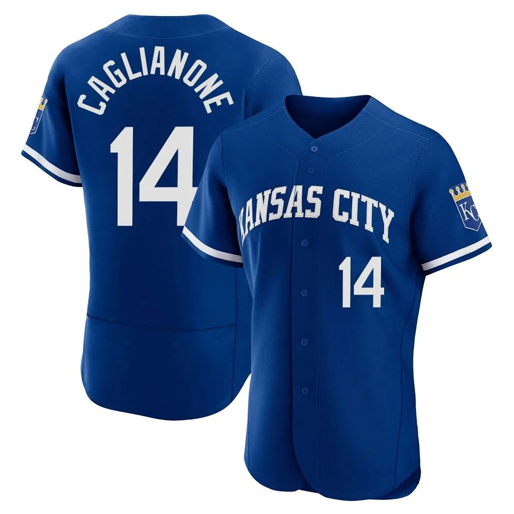 KC.Royals #14 Jac Caglianone Player Royal City Connect Limited Elite Home Game Edoa Stitched Jerseys
