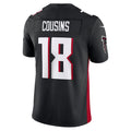 A.Falcons #18 Kirk Cousins Player Black Vapor F.U.S.E. Limited Edoa Stitched Jerseys