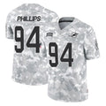 M.Dolphins #94 Jordan Phillips Player Arctic Camo Salute To Service Limited Game Edoa Stitched Jerseys