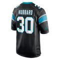 C.Panthers #30 Chuba Hubbard Player Black Game Edoa Stitched Jerseys
