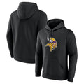 M.Vikings ## Vikings Blank Player Black LOGO Pullover Hoodies Limited Game Edoa Stitched Jerseys
