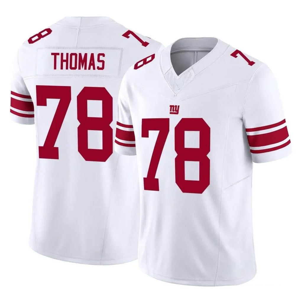 NY.Giants #78 Andrew Thomas Player White Limited Vapor F.U.S.E. Home Game Edoa Stitched Jerseys