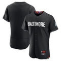 B.Orioles ## Orioles Blank Player Black City Connect Limited Elite Home Edoa Stitched Jerseys