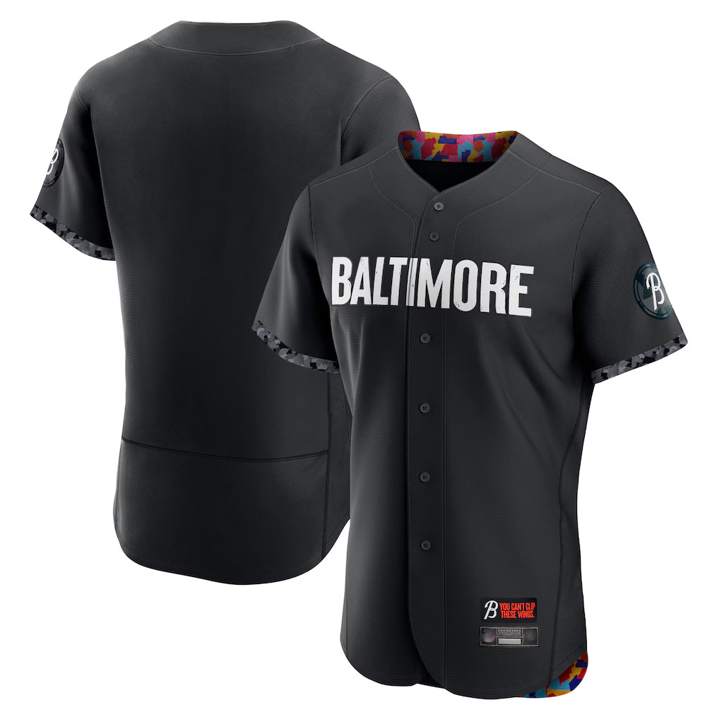 B.Orioles ## Orioles Blank Player Black City Connect Limited Elite Home Edoa Stitched Jerseys