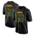 GB.Packers #56 Edgerrin Cooper Player Black Fashion Home Game Edoa Stitched Jerseys