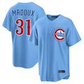 C.Cubs #31 Greg Maddux Player Light Blue Home Game Edoa Stitched Jerseys