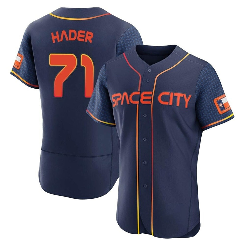 H.Astros #71 Josh Hader Player Navy City Connect Limited Elite Home Edoa Stitched Jerseys