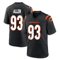 C.Bengals #93 Jonathan Allen Player Black Home Game Edoa Stitched Jerseys
