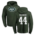 NY.Jets #44 Jamien Sherwood Player Green LOGO Pullover Hoodies Limited Game Edoa Stitched Jerseys
