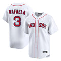 B.Red Sox #3 Ceddanne Rafaela Player White Limited Home Game Edoa Stitched Jerseys
