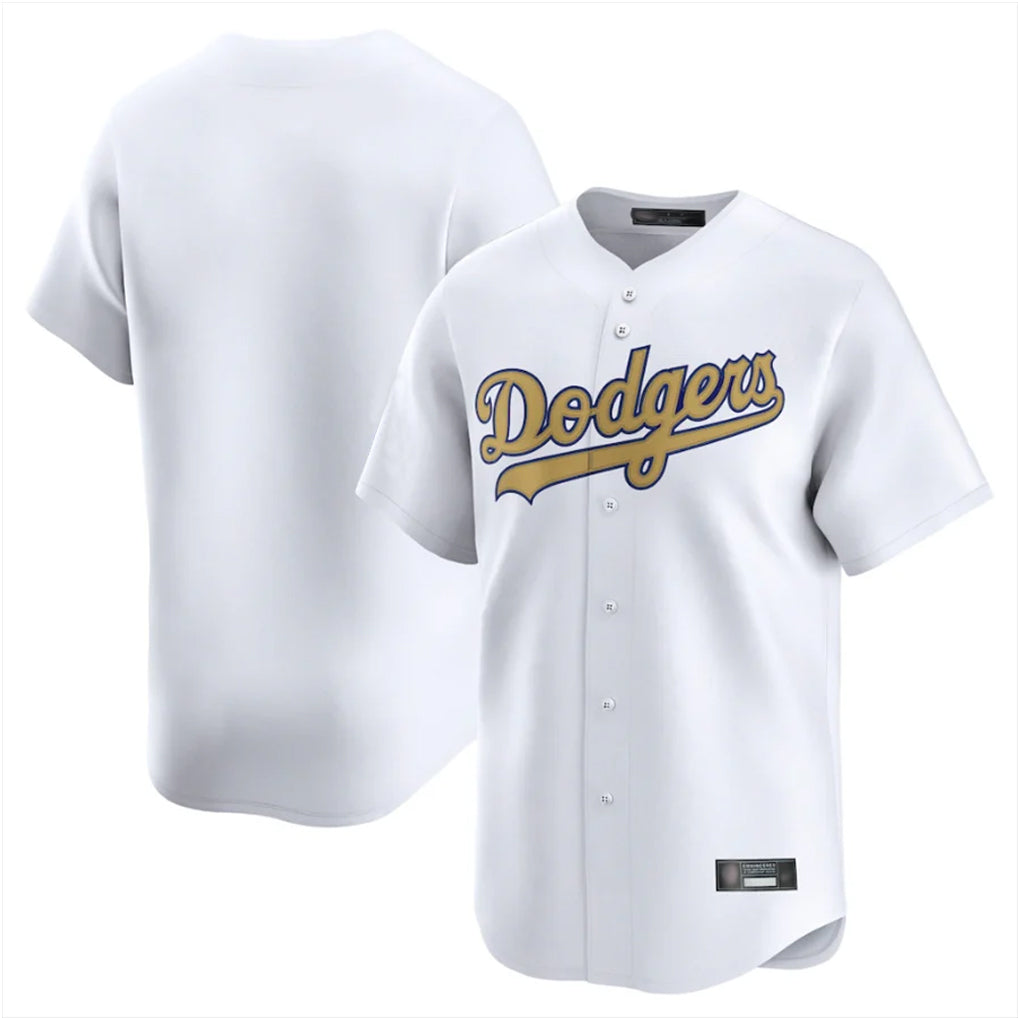 LA.Dodgers ## Dodgers Blank Player Gold Collection Limited Home Edoa Stitched Jerseys