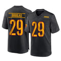 W.Commanders #29 Rasul Douglas Player Black Home Game Edoa Stitched Jerseys