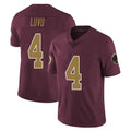 W.Commanders #4 Frankie Luvu Player Burgundy Alternate Vapor Untouchable Home Game Edoa Stitched Jerseys