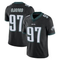 P.Eagles #97 Moro Ojomo Player Black Limited Vapor Untouchable Home Game Edoa Stitched Jerseys